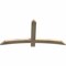 Ekena Millwork Bellingham Rough Sawn Timber Gable Bracket, Douglas Fir, 60"W x 30"H x 2"D x 4"F, 12/12 Pitch GBW060X30X0204BEL00RDF - alternate 3